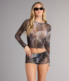After Dark Mesh Hot Shorts