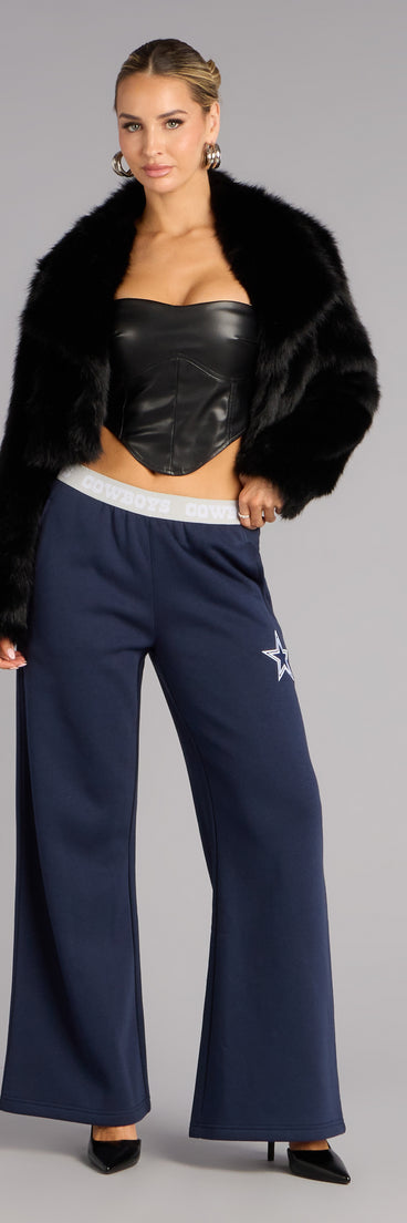 Ultra Game NFL Cowboys Wide-Leg Sweatpants