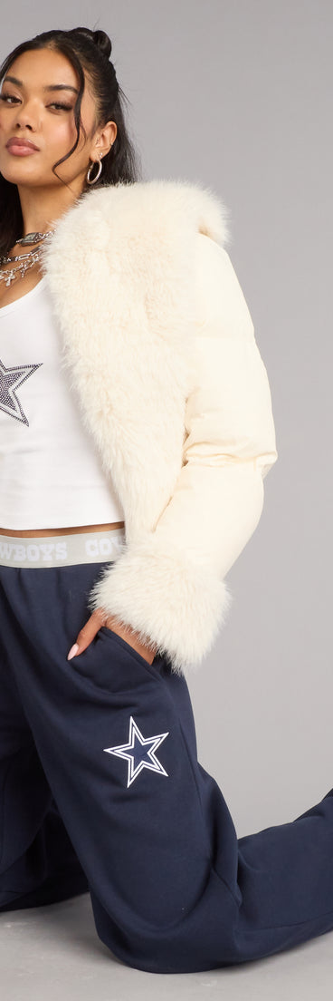 Ultra Game NFL Cowboys Wide-Leg Sweatpants