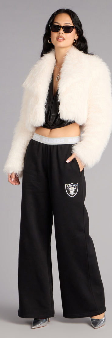 Ultra Game NFL Las Vegas Raiders Wide-Leg Sweatpants