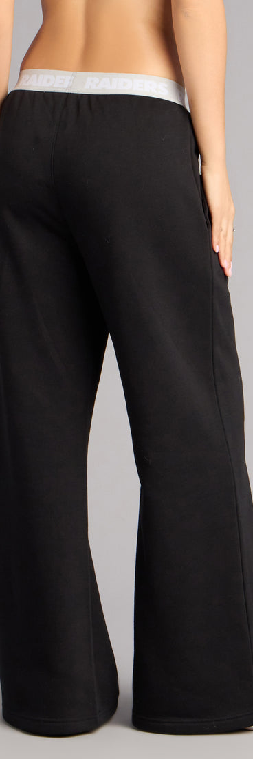 Ultra Game NFL Las Vegas Raiders Wide-Leg Sweatpants