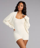 Cuddle Up Chenille Knit Romper