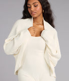 Fall Mornings Chenille Knit Cardigan