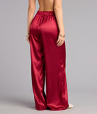 Pillow Talk Satin Pajama Pants