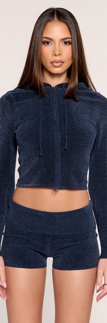 Cozy Up Chenille Knit Hot Shorts