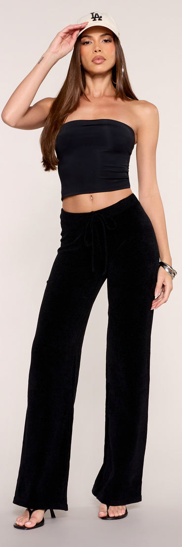 Cozy On Cue Chenille Drawstring Lounge Pants