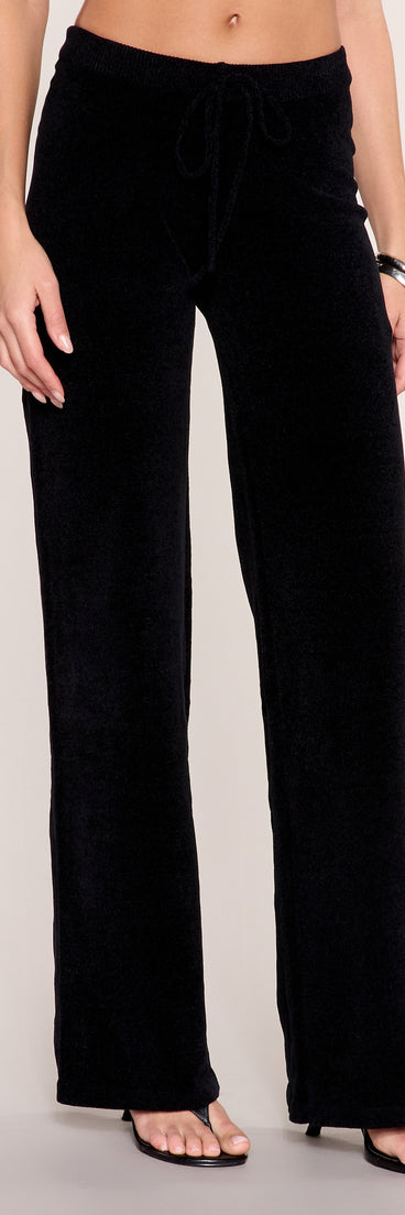 Cozy On Cue Chenille Drawstring Lounge Pants