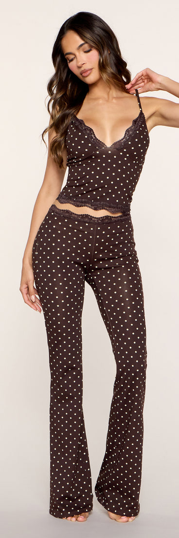 Sweet Dreams Polka Dot Pajama Top