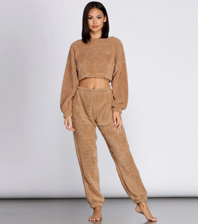 Cozier Than Ever Sherpa PJ Joggers