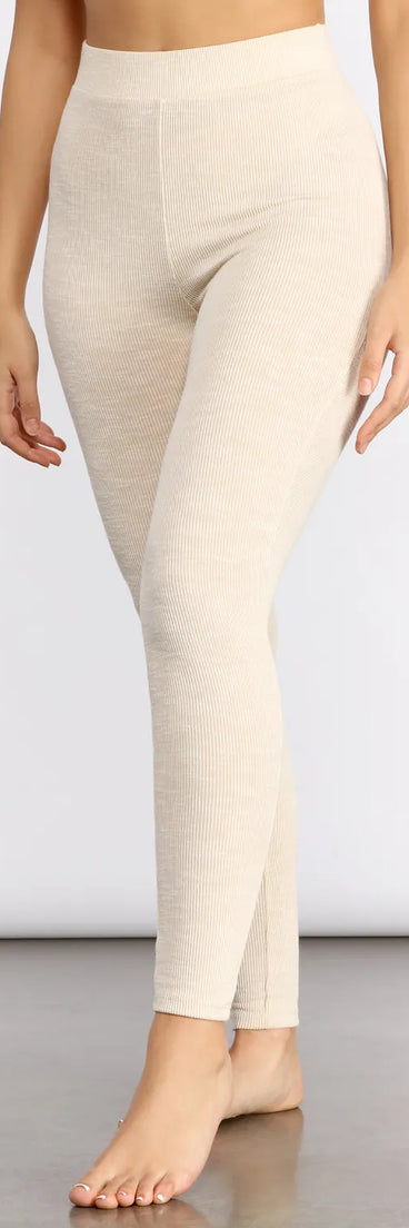 Sweet Dreams Ribbed Pajama Leggings