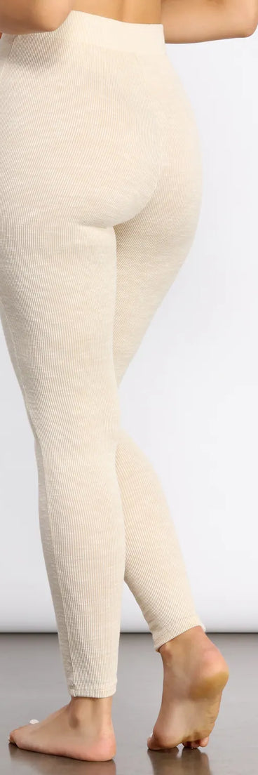 Sweet Dreams Ribbed Pajama Leggings