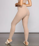 Effortlessly Chic Ribbed Pajama Leggings