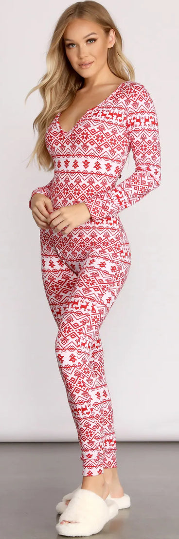 Tis' The Season Fair Isle Onesie