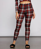 Classic Plaid Pajama Leggings