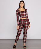 Classic Plaid Pajama Leggings