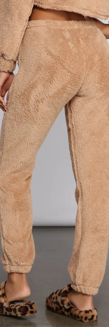 Cozy Cutie Sherpa Pajama Joggers