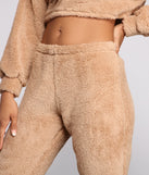 Cozy Cutie Sherpa Pajama Joggers