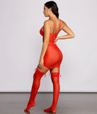 Mesmerizing Love Story Mesh Chemise and Panty Set