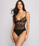 Chic And Sultry Lace Mesh Teddy