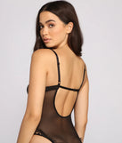 Chic And Sultry Lace Mesh Teddy