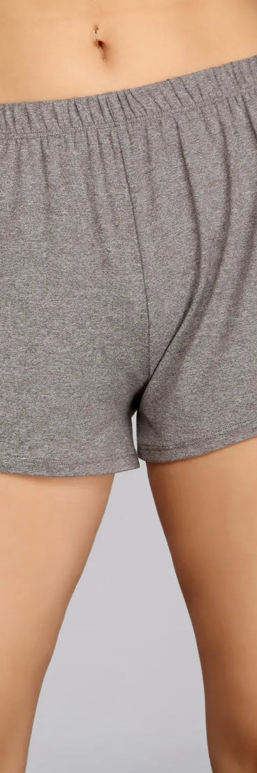 Catching Cozy Vibes Pajama Shorts