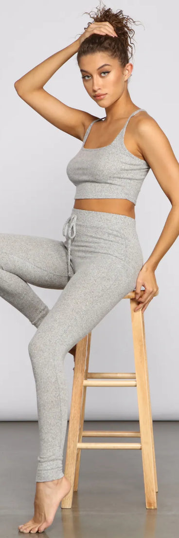 Cozy Style Tank And Leggings Set