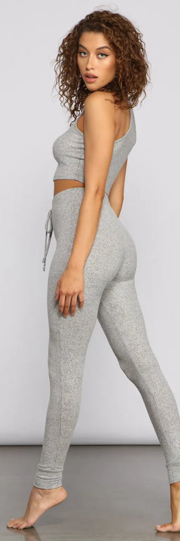 Cozy Style Tank And Leggings Set