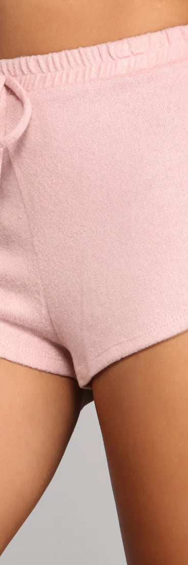 Keeping Knit Cute N' Cozy Pajama Shorts