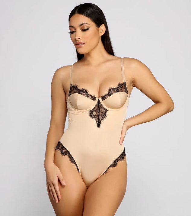 All That Lace Sleeveless Teddy