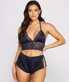 Sweet Dreams Satin Pajama Tank And Short Set