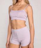 Hold On You Cropped Pajama Tank