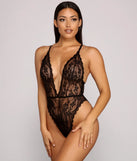 Alluring Beauty Sheer Lace Teddy