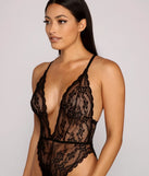 Alluring Beauty Sheer Lace Teddy