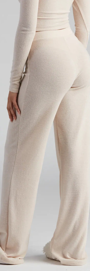 Cozy Ticket Brushed Knit Pajama Pants