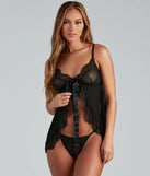 Forever Sultry Babydoll Dress And Panty Set