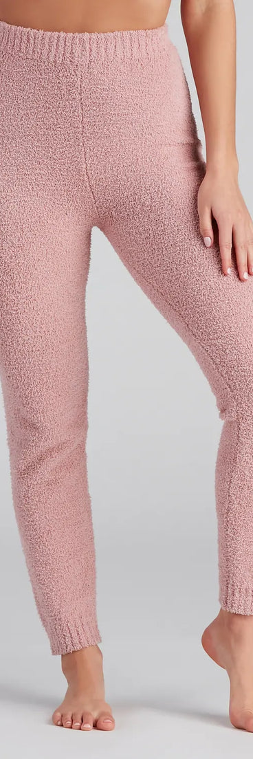Cozy Snuggles Chenille PJ Leggings