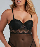 A Lacey Affair Babydoll And Panty Set