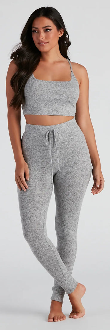 Perfect Night In Top And Leggings Set