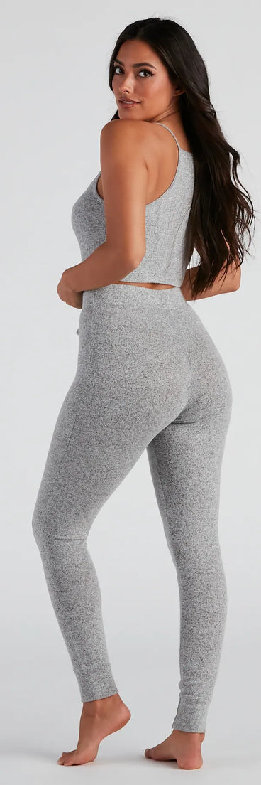 Perfect Night In Top And Leggings Set