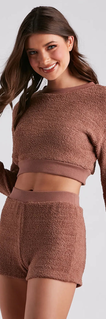 Cozy Dream Sweater And Shorts Set