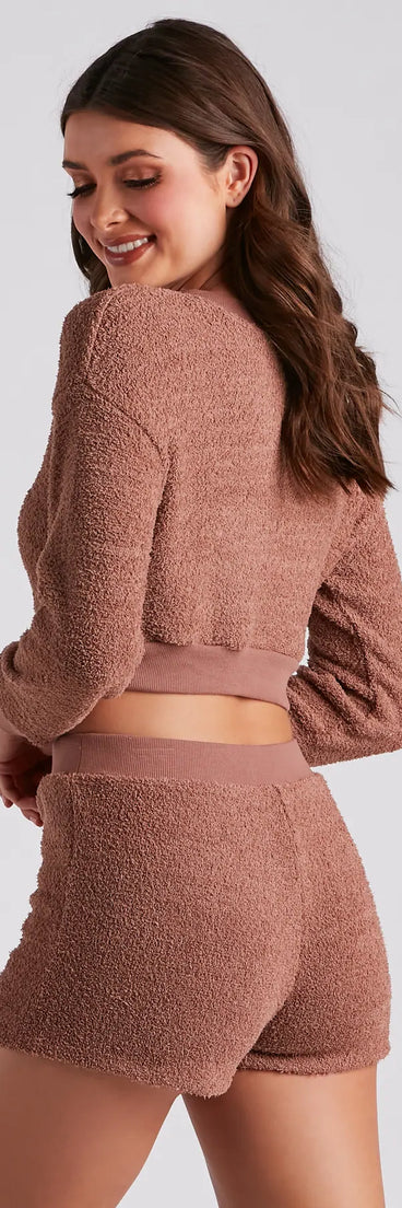 Cozy Dream Sweater And Shorts Set