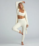 Fuzzy Feels Chenille High-Rise Jogger Pajamas