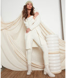 Fuzzy Feels Chenille High-Rise Jogger Pajamas