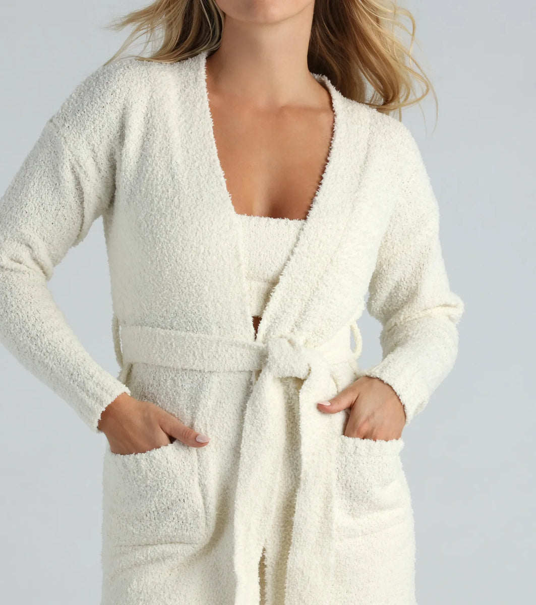 Tied In Cozy Chenille Tie-Waist Robe & Windsor