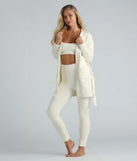Tied In Cozy Chenille Tie-Waist Robe