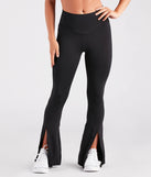 Weekend Loading Seamless Slit Flare Pants