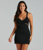 Romance Is Calling Sheer Mesh Lace Chemise