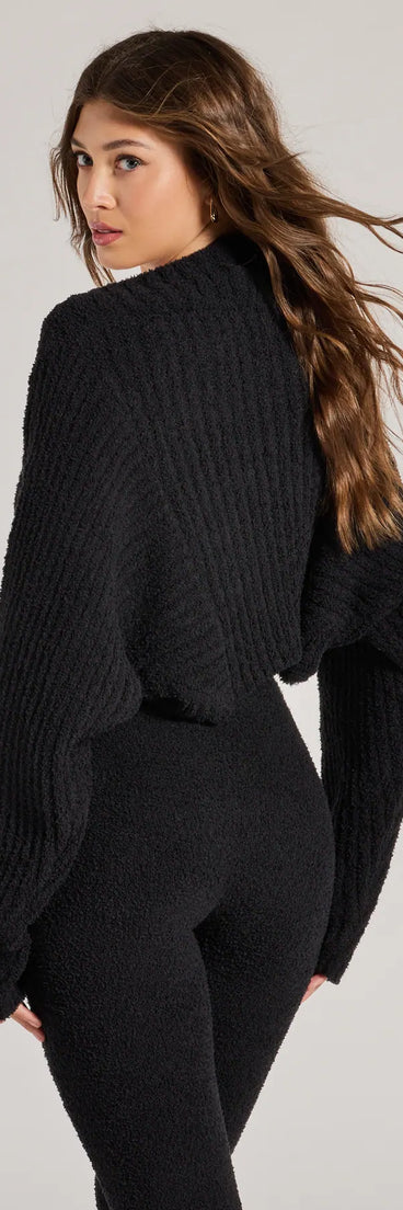 
Upgrade your style game for 2025 with the Keepin' It Cozy Chenille Knit Bolero in black, perfect for any fashion-forward wardrobe.
