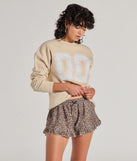 
Upgrade your style game for 2025 with the Trendy Mood Leopard Print Satin Ruffled Shorts in leopard, perfect for any fashion-forward wardrobe.