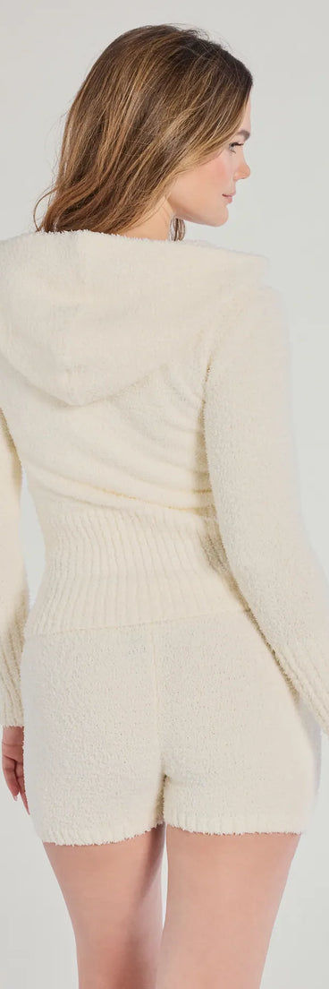 Chill Mode Chenille Knit Hoodie